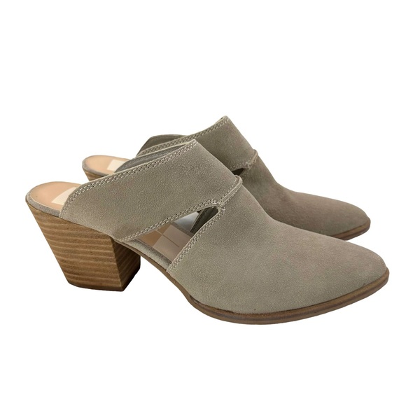 Dolce Vita Rogin Suede Heeled Mules Size 8 - Picture 2 of 16
